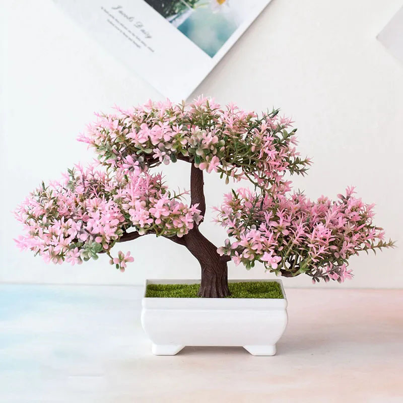 Bonsai Garden For Home - Artificial Plants Bonsai Fake Plant Flowers