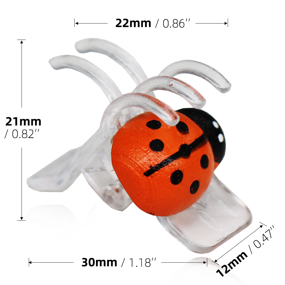 10-800PCS Ladybird Orchid Clip - Bonsai Garden For Home 评论和价格