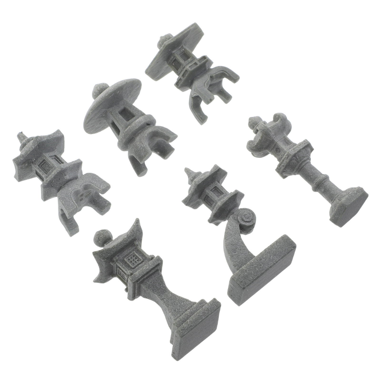 6Pcs Japanese Aquarium Decor M - Bonsai Zen Garden Set 评论和价格