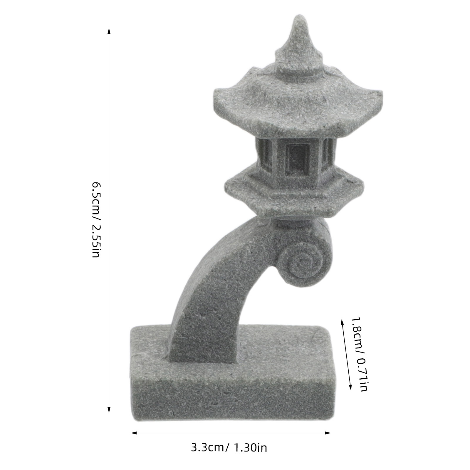 6Pcs Japanese Aquarium Decor M - Bonsai Zen Garden Set 评论和价格