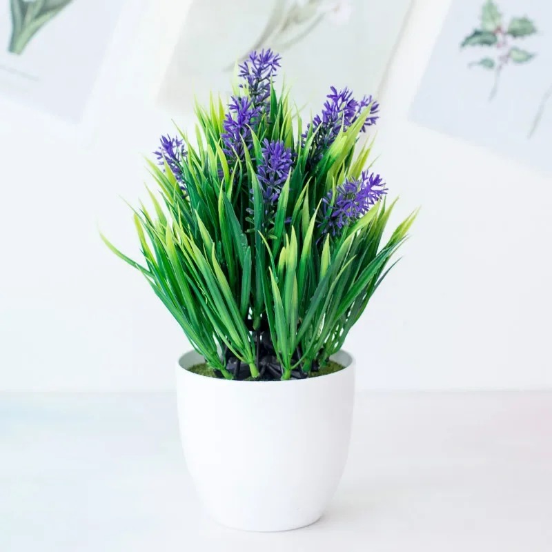 1 Pcs Green Artificial Plants  - Bonsai Garden For Home 评论和价格